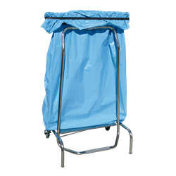 Contenedor porta-bolsas inox sistema "tijera"