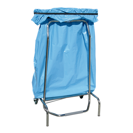 Contenedor porta-bolsas inox sistema "tijera"