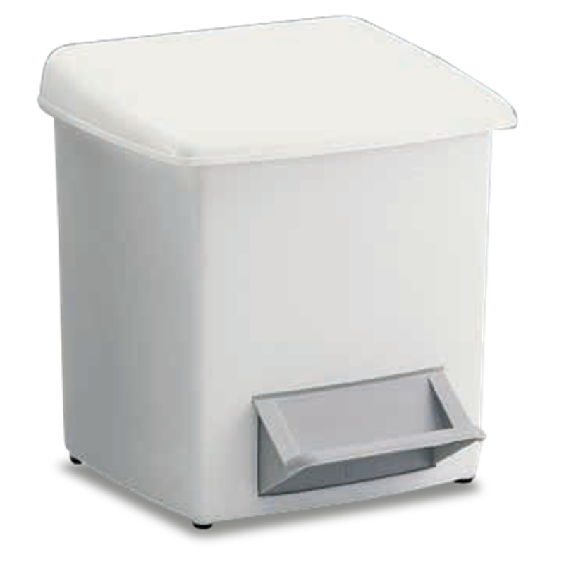 Cubo pedal baño con papelera interior 270x230x280 mm