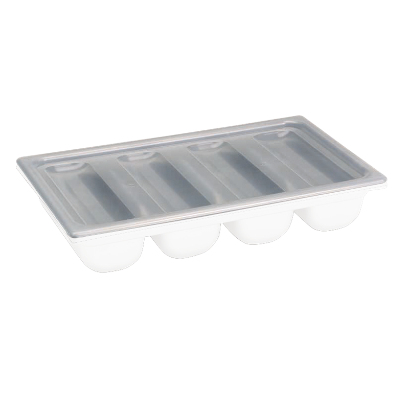 Tapa para cubertero plástico gris GN 1/1