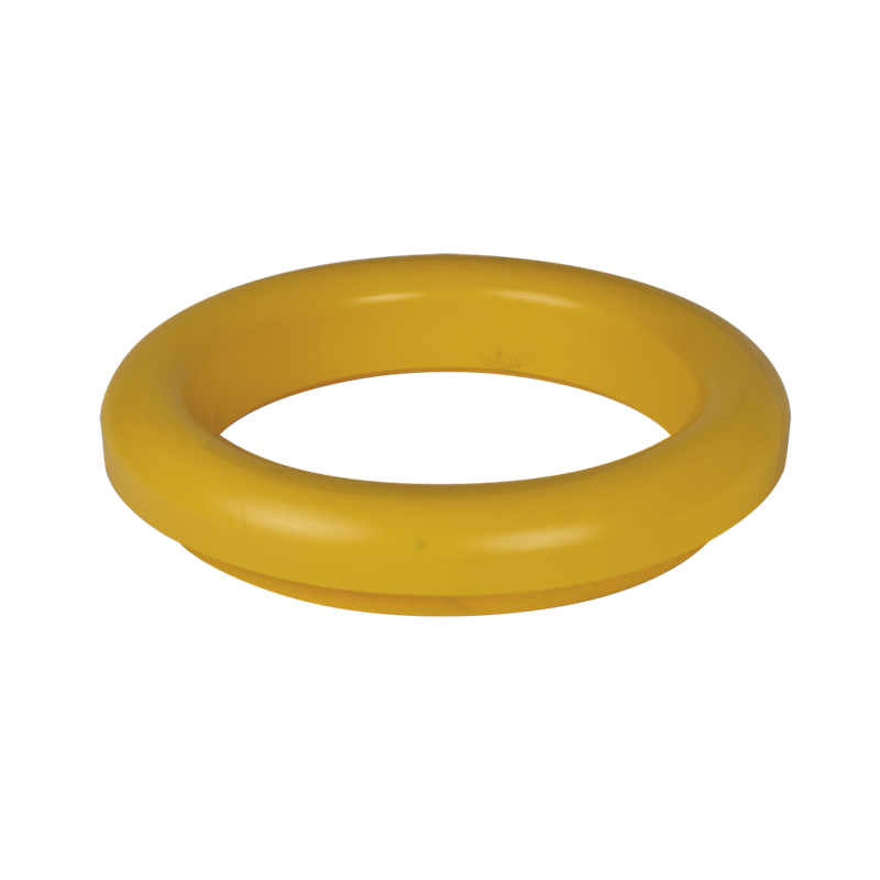 Aro para tolva de desbarasado 235x200x44 mm. Amarillo