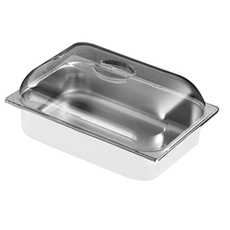 Tapa policarbonato para cubeta de heladería 360x250 mm.