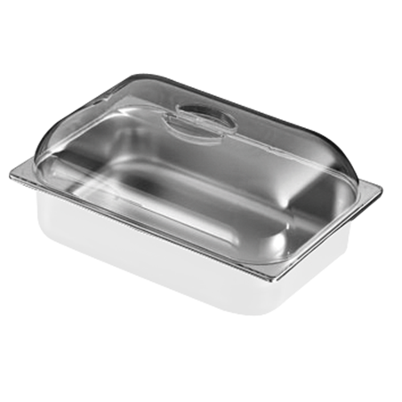 Tapa policarbonato para cubeta de heladería 360x250 mm.