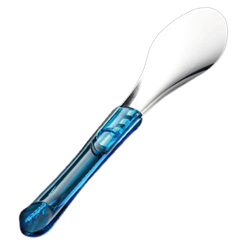 Espátula para helados acero inox / PETG azul 260 mm.