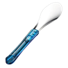 Espátula para helados acero inox / PETG azul 260 mm.