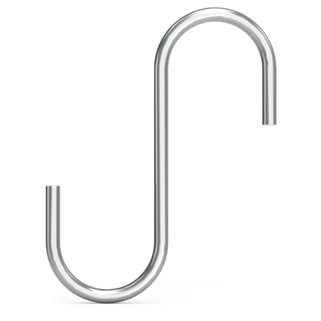 Gancho de varilla inox especial utensilios, sartenes y cacerolas