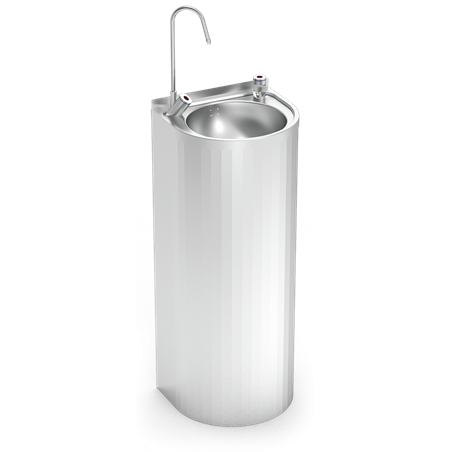 Fuente de agua electrónica de columna 350x300x850 mm.