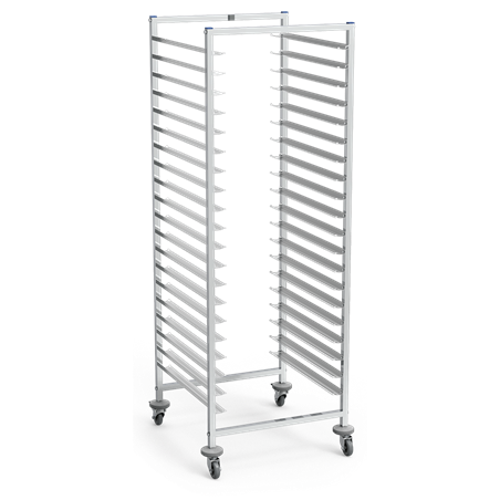 Carro bandejero Multinorma 20 niveles 666x661x1888 mm.