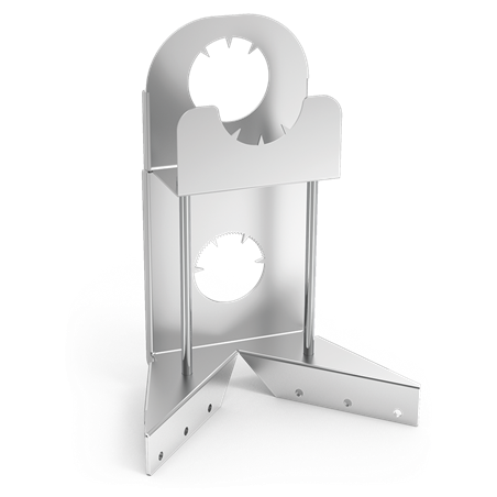 Jamonero para adosar a tajo con madera