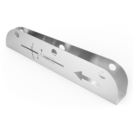 Aparcamiento para bicicleta en acero inoxidable