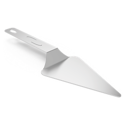 Pala para porción de tarta 285x85x22 mm.