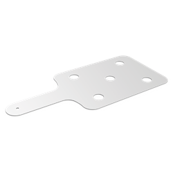 Pala acero inox para embutidos grande