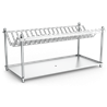 Escurridor inoxidable de platos y vasos 955x228x225 mm.