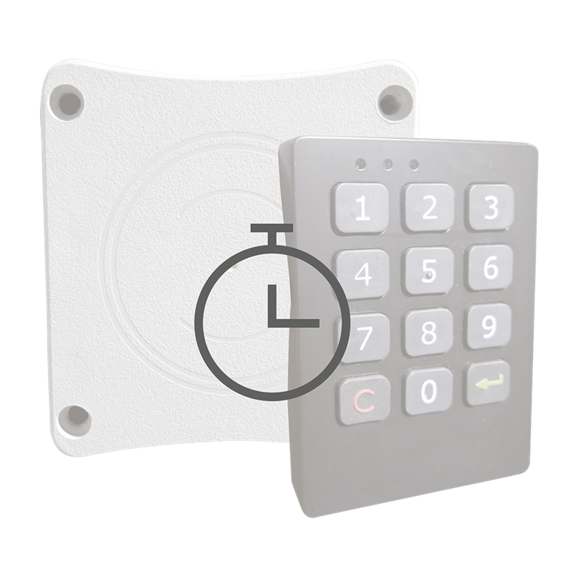 Montaje de cerradura electrónica en puerta de taquilla