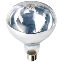 Bombilla calentadora inastillable luz blanca ES-250W para lámpara 476090