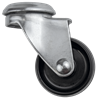 Rueda giratoria s/freno acero galv.-nylon ø40 mm.
