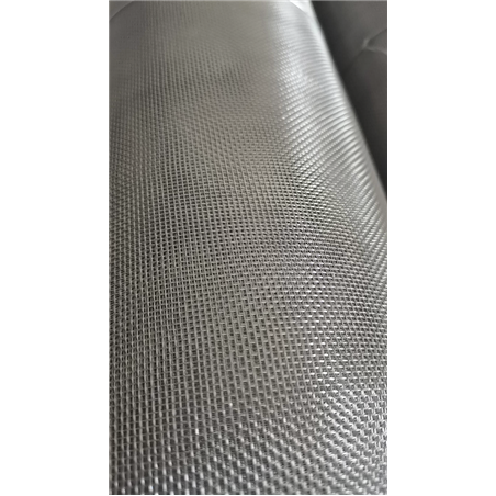 Malla mosquitera inoxidable AISI 304 (mt). Alto: 1500 mm. Diámetro de alambre: 0,25 mm. Agujero: 1 mm.