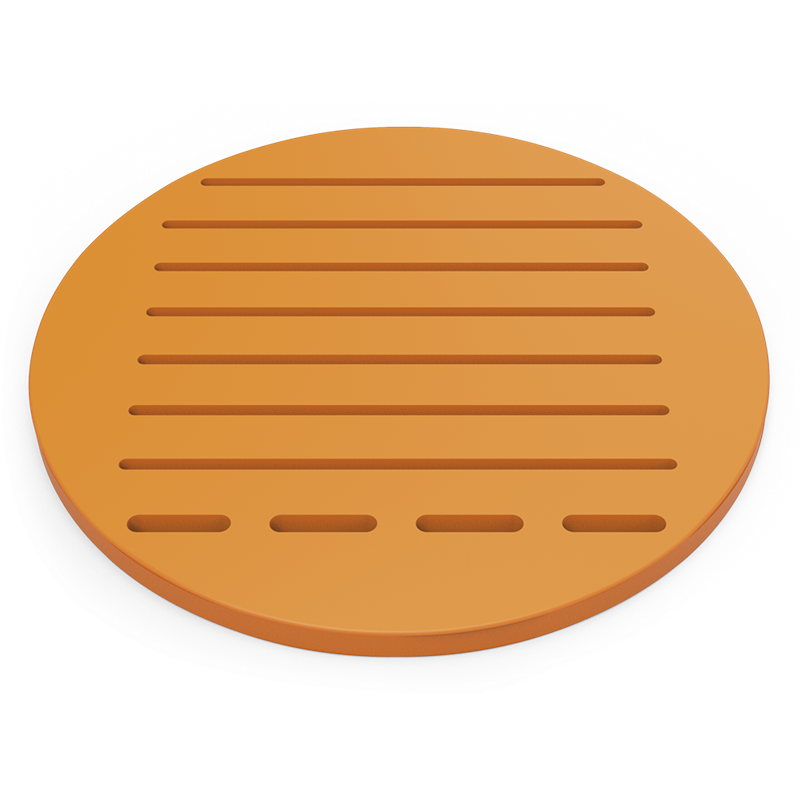 Fibra estándar naranja ø424x20 mm. Portacuchillos