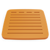 Fibra estándar naranja 402x402x20 mm. Portacuchillos