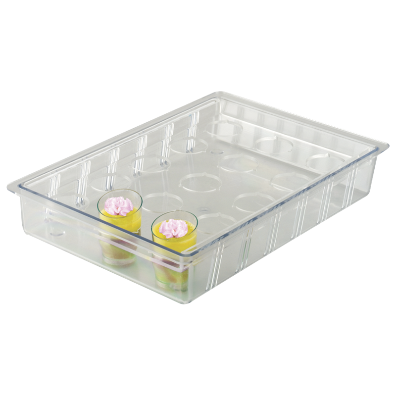 Bandeja de exposición para mini vasos de helado