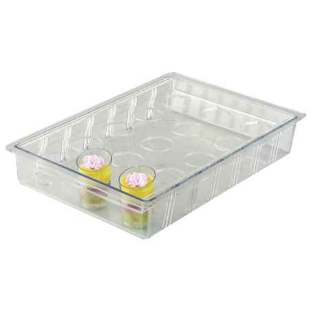 Bandeja de exposición para mini vasos de helado