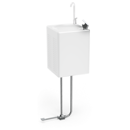 Pedal opcional para grifo instalado en fuente Cold+ 464208