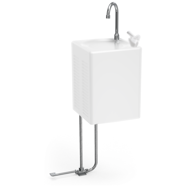 Pedal opcional para llenajarras instalado en fuente Cold+ 464208