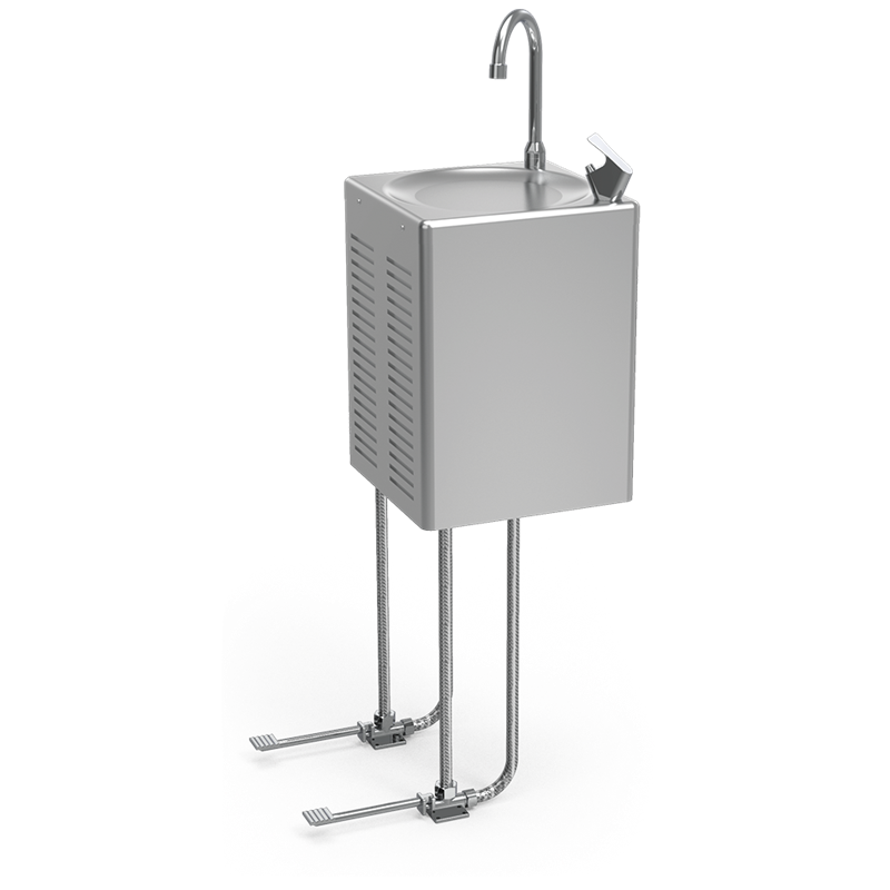 Fuente mural refrigerada de agua fría Cold+ a pedal