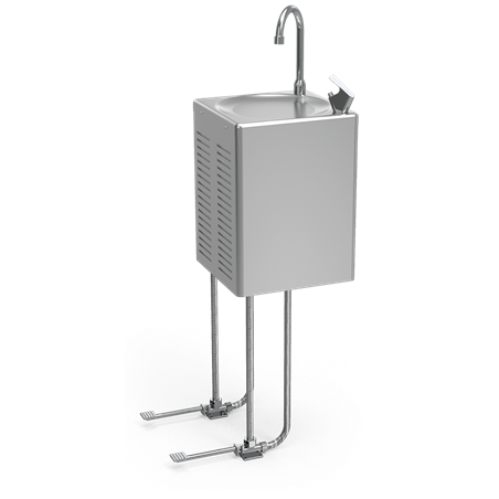 Fuente mural refrigerada de agua fría Cold+ a pedal