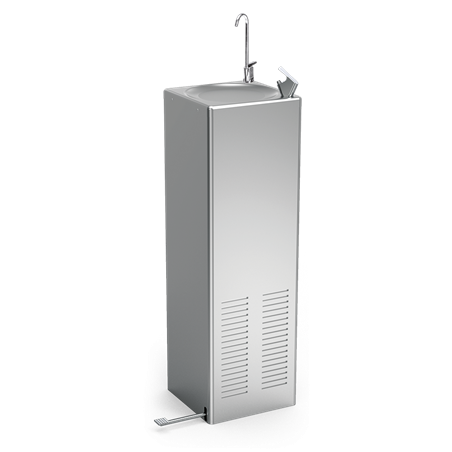 Fuente refrigerada de agua fría Cold+ con grifo a pedal