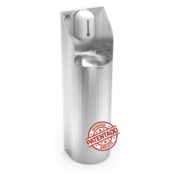 Lavamanos de pie electrónico 3D 352x303x1205 mm.