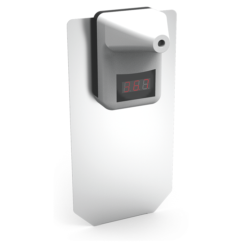 Termómetro sin contacto con adaptador para acoplar a columna de gel