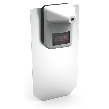 Termómetro sin contacto con adaptador para acoplar a columna de gel