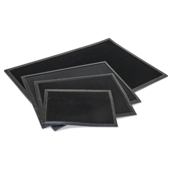 Felpudo de caucho 530x370x17 mm.