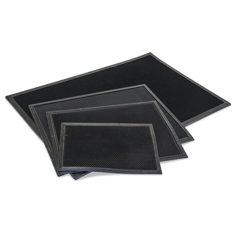 Felpudo de caucho 800x600x17 mm.