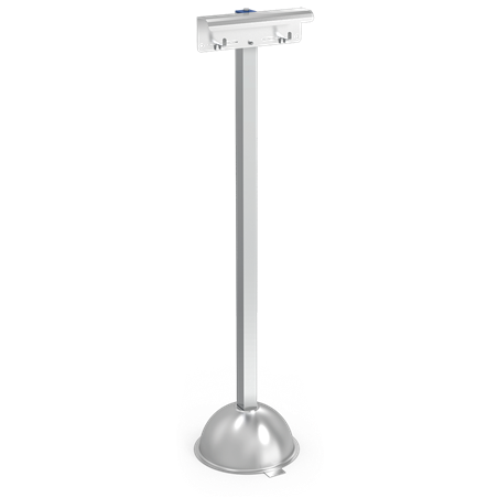 Columna de acero inox con dispensador de bolsas de paraguas