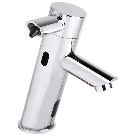 Grifo electrónico con dispensador de jabón integrado SpTap