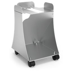 Elevador inoxidable para cesta de supermercado