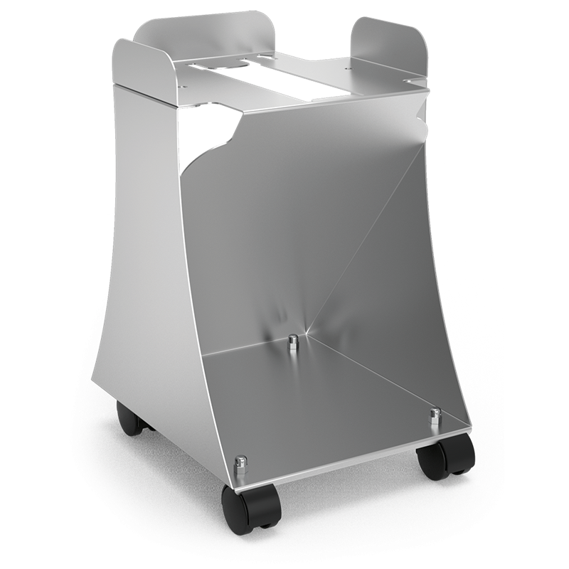 Elevador inoxidable para cesta de supermercado