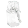 Picadora / trituradora de hielo manual transparente