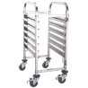 Carro bandejero Gastronorm 1/1 7 niveles 380x550x990 mm.