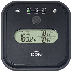 Termómetro para lavavajillas 122x12x122 mm.