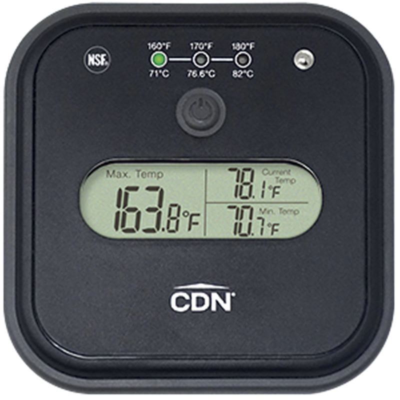 Termómetro para lavavajillas 122x12x122 mm.