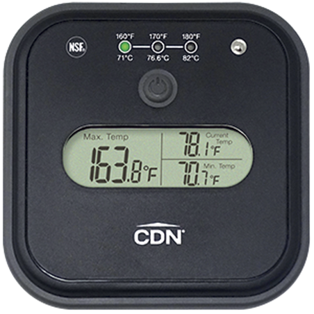 Termómetro para lavavajillas 122x12x122 mm.