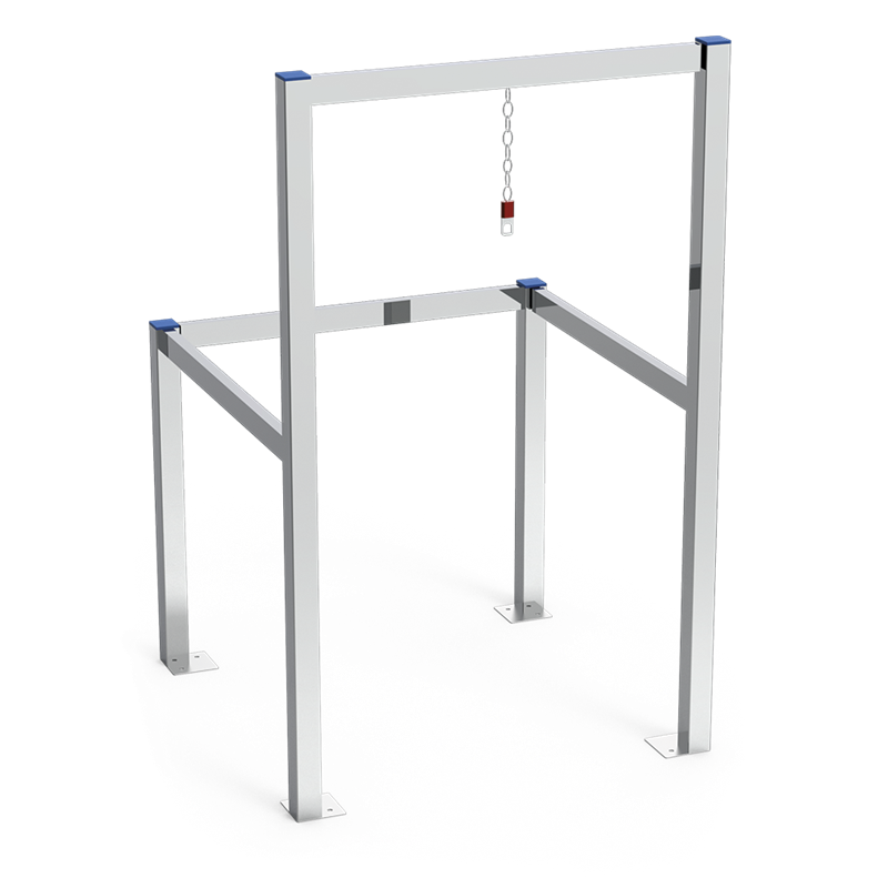 Parking para carros acero inoxidable 1 fila 695x695x1145 mm.