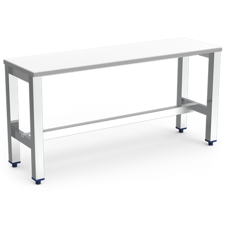 Banco para vestuario de 1500x300x500 mm.