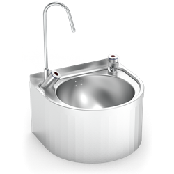 Fuente de agua electrónica de fijación mural 350x300x200 mm.