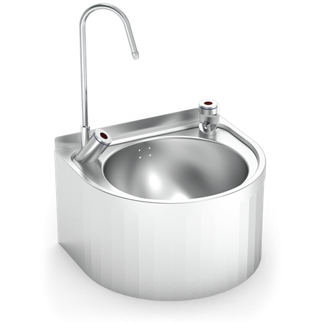 Fuente de agua electrónica de fijación mural 350x300x200 mm.