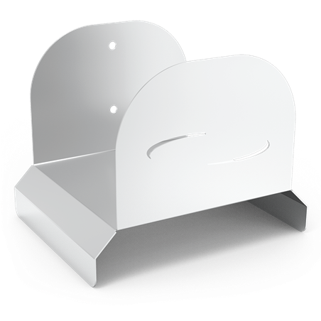 Soporte mural inoxidable para manguera