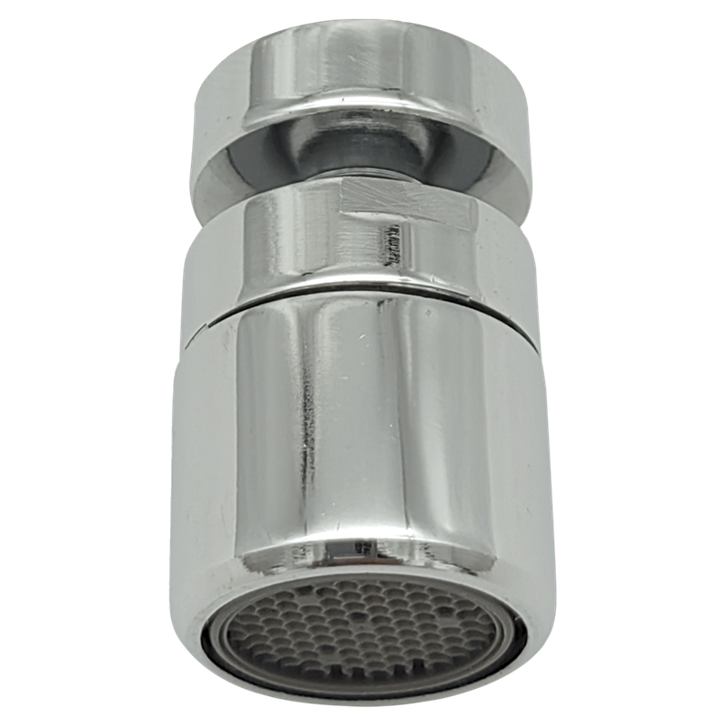 Aireador cromado con rótula 360º para grifo